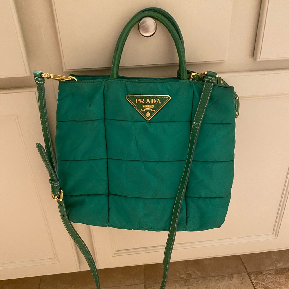 Green Prada Purse